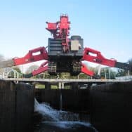 Canal and River Trust Flaoting Crane